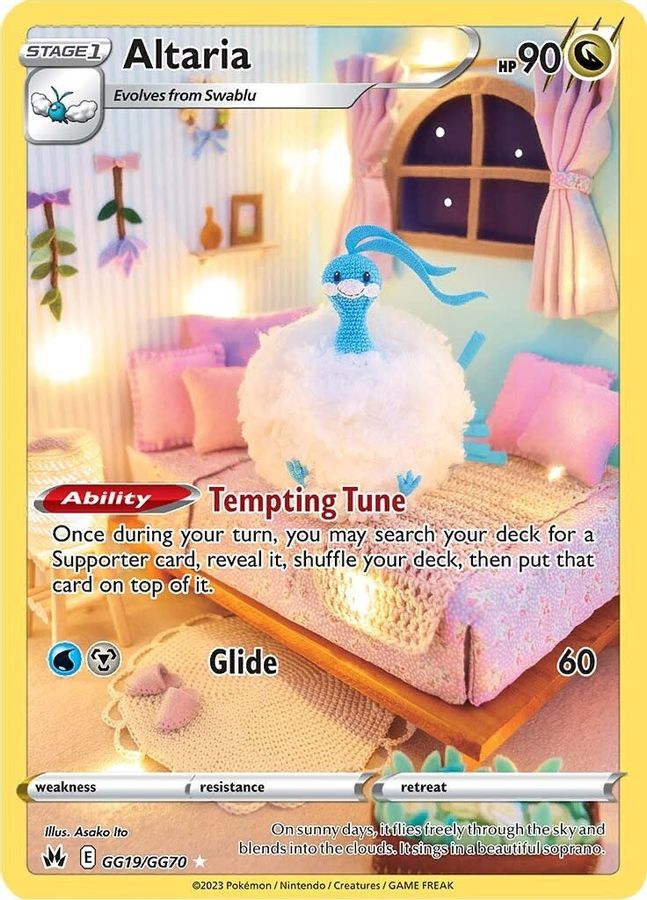 Buy Pokemon cards Australia - Altaria GG19/GG70 - Premium Raw Card from Monster Mart - Pokémon Card Emporium - Shop now at Monster Mart - Pokémon Cards Australia. Crown Zenith, Trainer Gallery