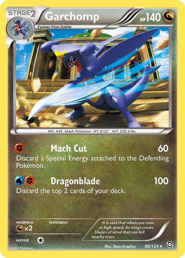 Buy Pokemon cards Australia - Garchomp Holo 90/124 - Premium Raw Card from Monster Mart - Pokémon Card Emporium - Shop now at Monster Mart - Pokémon Cards Australia. Dragons Exhalted, Holo