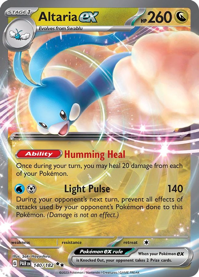 Altaria EX 140/182 - Monster Mart - Pokémon Cards Australia