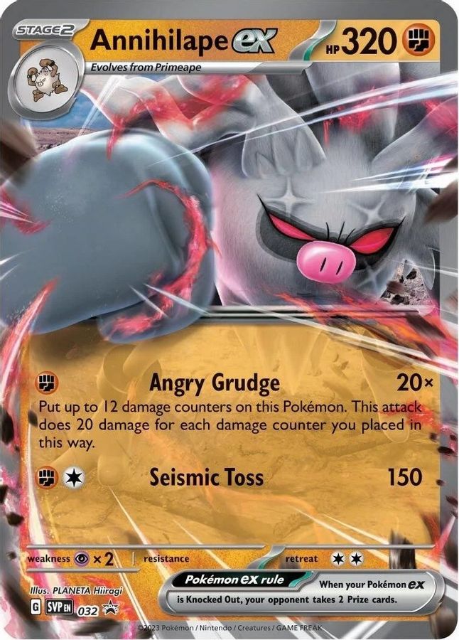 Annihilape EX 032 - Monster Mart - Pokémon Cards Australia