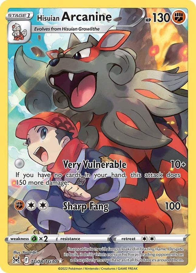 Arcanine TG08/TG30 - Monster Mart - Pokémon Cards Australia