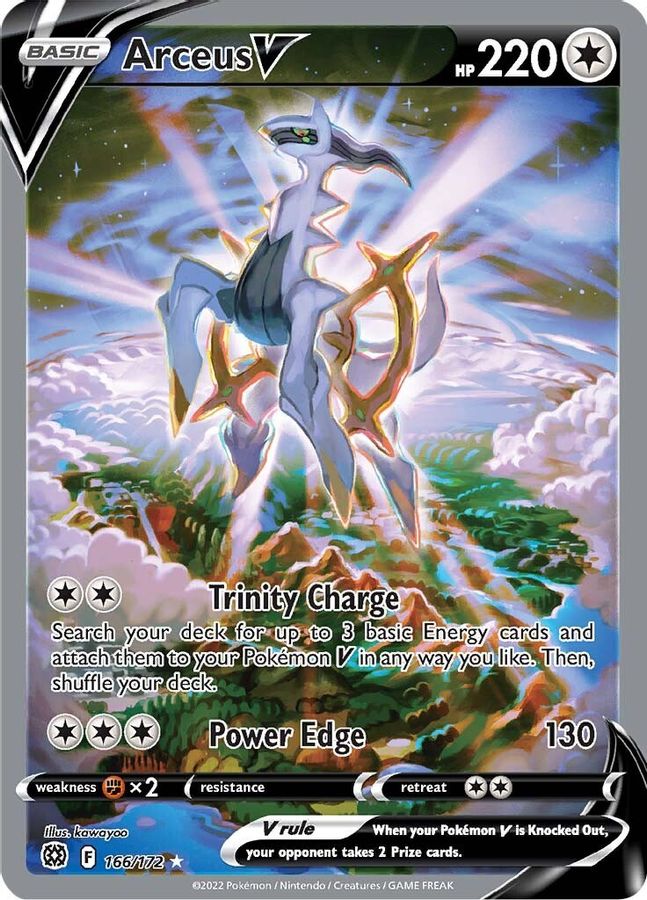 Arceus V 166/172 - Monster Mart - Pokémon Cards Australia