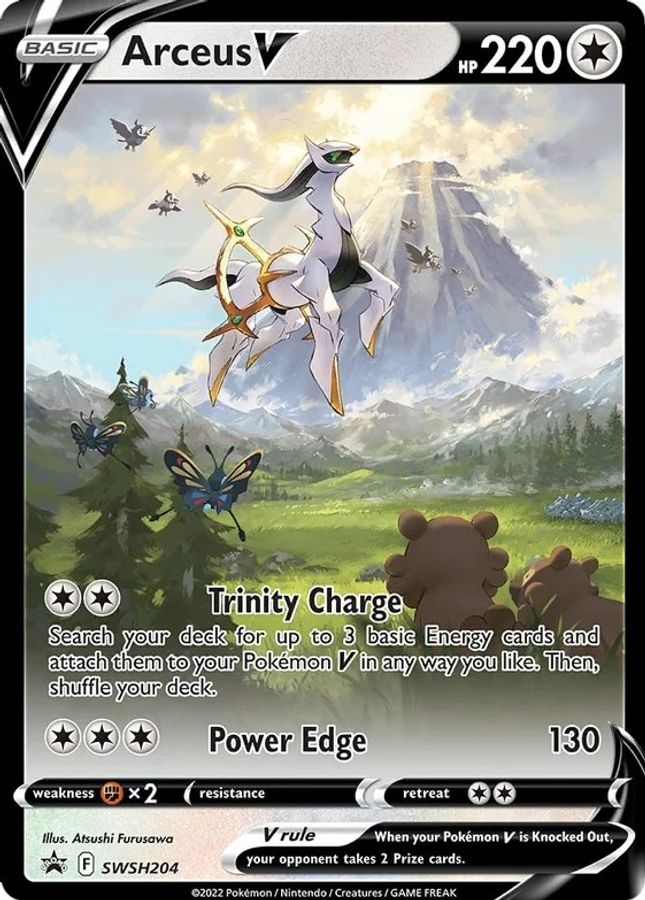 Arceus V SWSH204 - Monster Mart - Pokémon Cards Australia