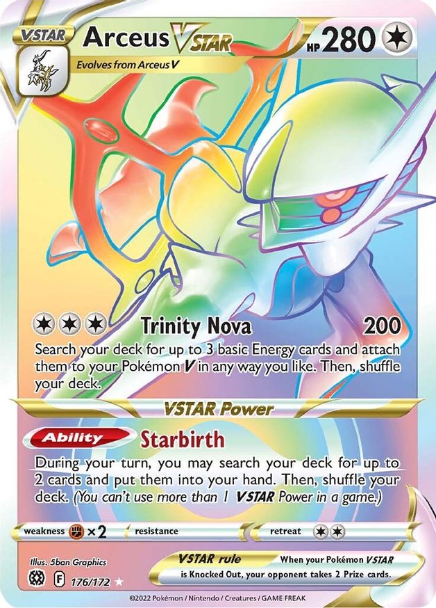 Arceus VSTAR 176/172 - Monster Mart - Pokémon Cards Australia