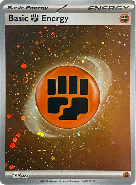Basic Fighting Energy Cosmos Holo 006 - Monster Mart - Pokémon Cards Australia