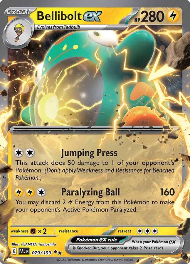Bellibolt EX 079/193 - Monster Mart - Pokémon Cards Australia