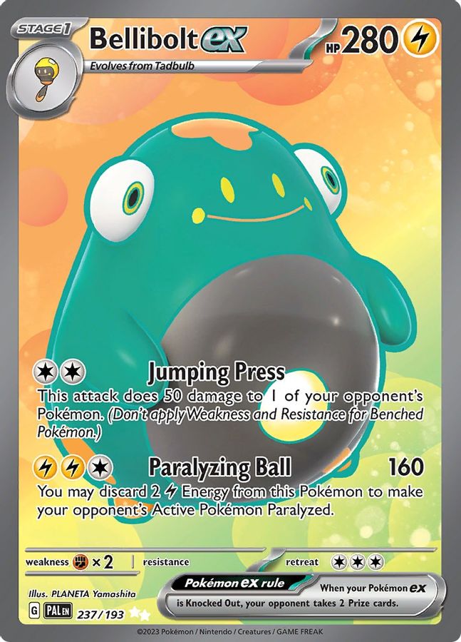 Bellibolt EX 237/193 - Monster Mart - Pokémon Cards Australia