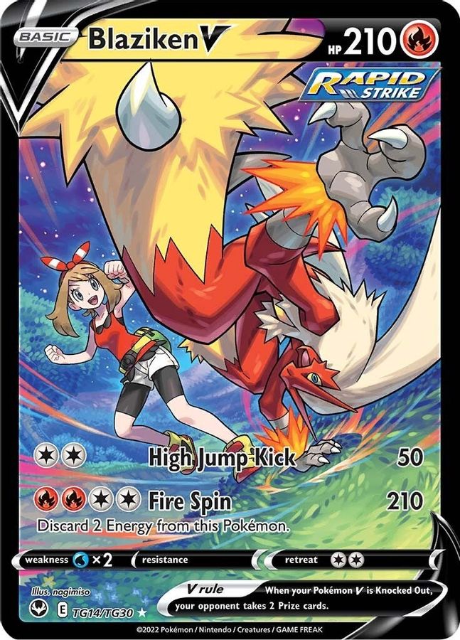 Blaziken V TG14/TG30 - Monster Mart - Pokémon Cards Australia
