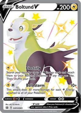 Boltund V SWSH085 - Monster Mart - Pokémon Cards Australia