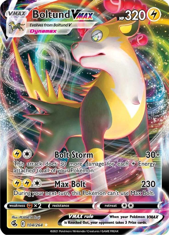 Boltund VMAX 104/264 - Monster Mart - Pokémon Cards Australia