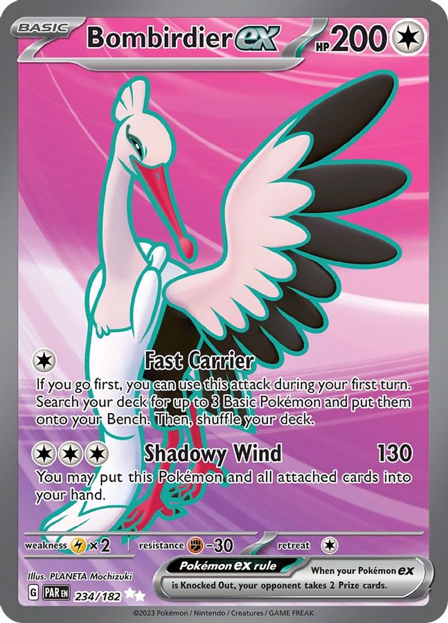 Bombirdier EX 234/182 - Monster Mart - Pokémon Cards Australia
