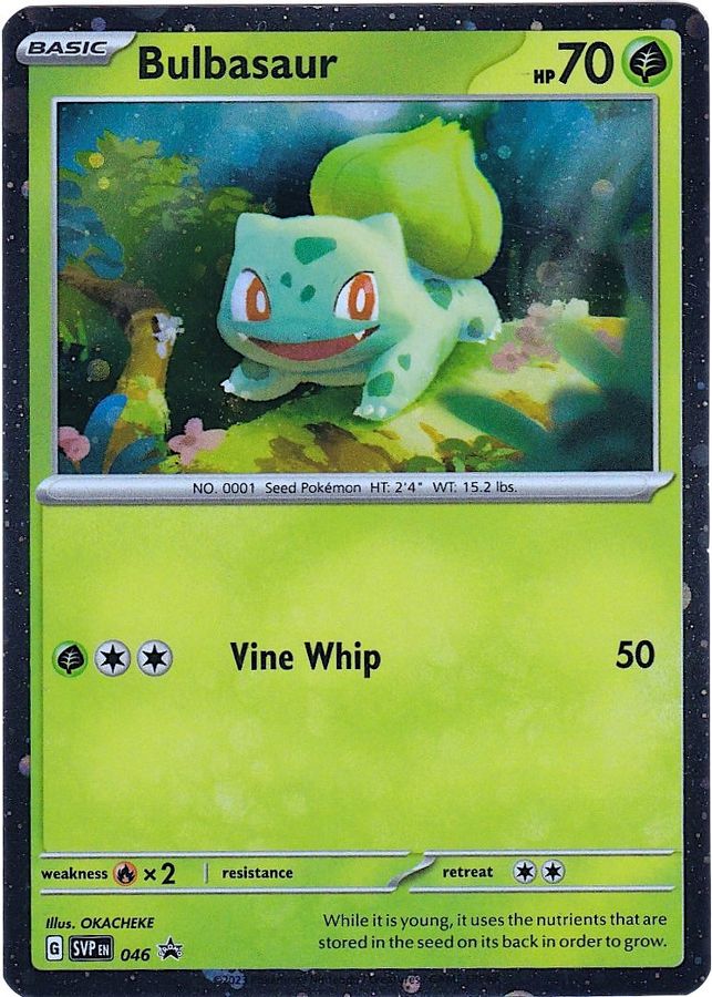 Bulbasaur 046 Cosmos Holo - Monster Mart - Pokémon Cards Australia