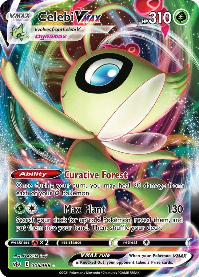 Celebi VMAX 008/198 - Monster Mart - Pokémon Cards Australia