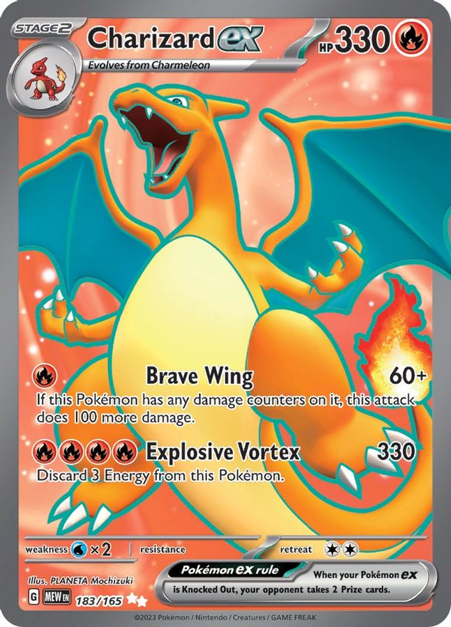 Charizard EX 183/165 - Monster Mart - Pokémon Cards Australia