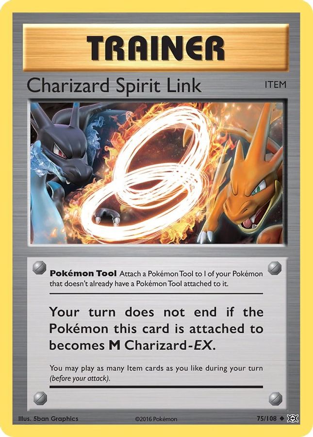 Charizard Spirit Link Reverse Holo 75/108 - Monster Mart - Pokémon Cards Australia