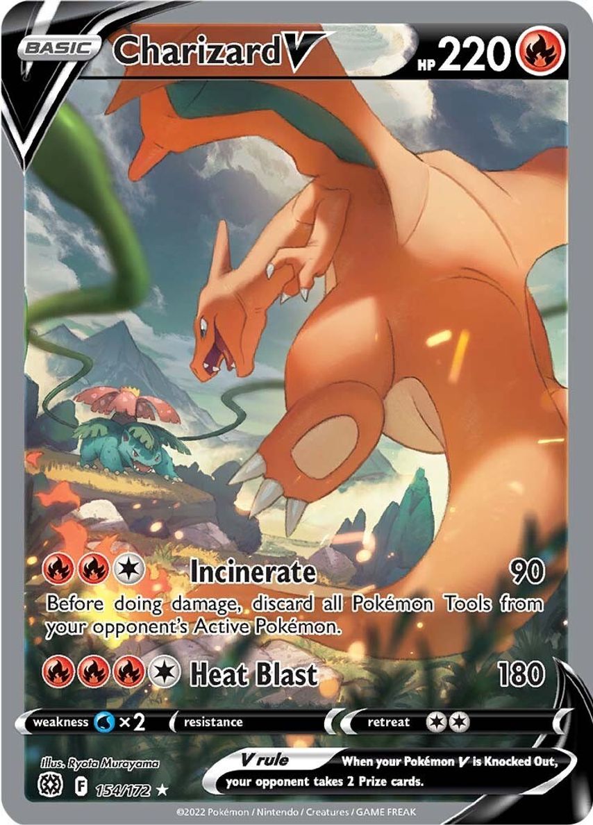 Charizard V 154/172 - Monster Mart - Pokémon Cards Australia