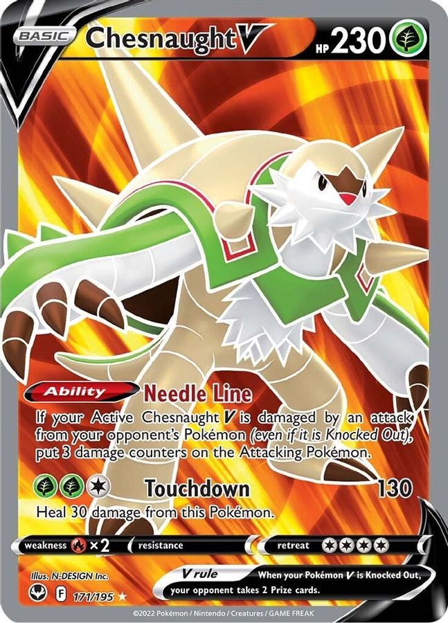 Chesnaught V 171/195 - Monster Mart - Pokémon Cards Australia