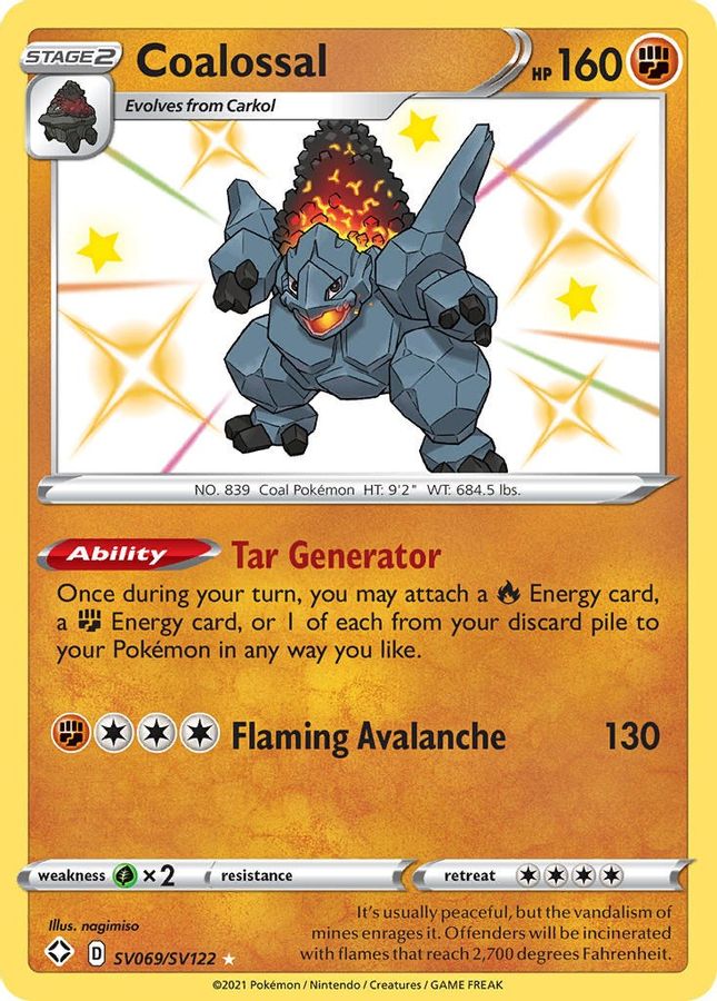 Coalossal SV069/SV122 - Monster Mart - Pokémon Cards Australia