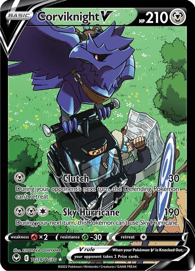 Corviknight V TG18/TG30 - Monster Mart - Pokémon Cards Australia