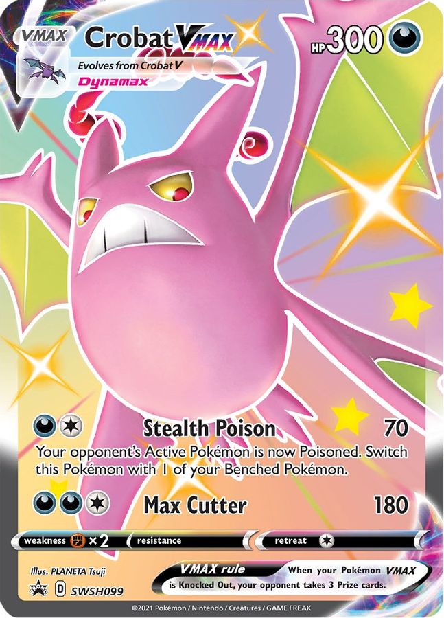 Crobat VMAX SWSH099 - Monster Mart - Pokémon Cards Australia