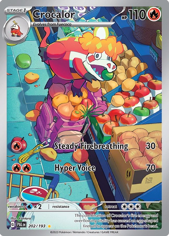 Crocalor 202/193 - Monster Mart - Pokémon Cards Australia
