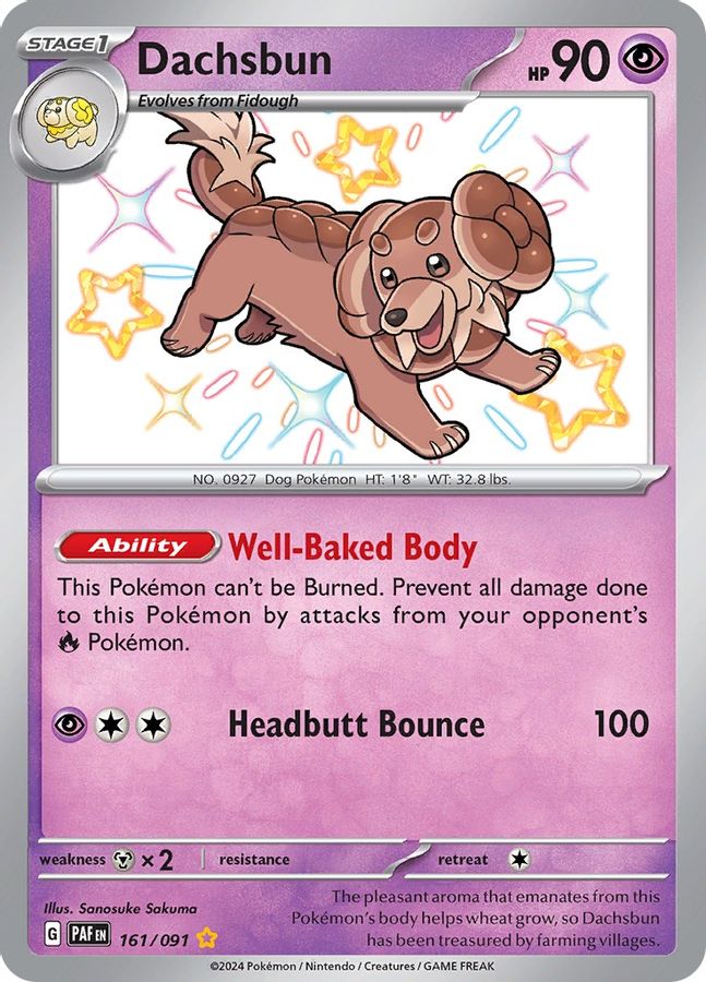 Dachsbun 161/091 - Monster Mart - Pokémon Cards Australia