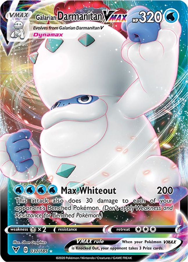 Darmanitan VMAX 037/185 - Monster Mart - Pokémon Cards Australia