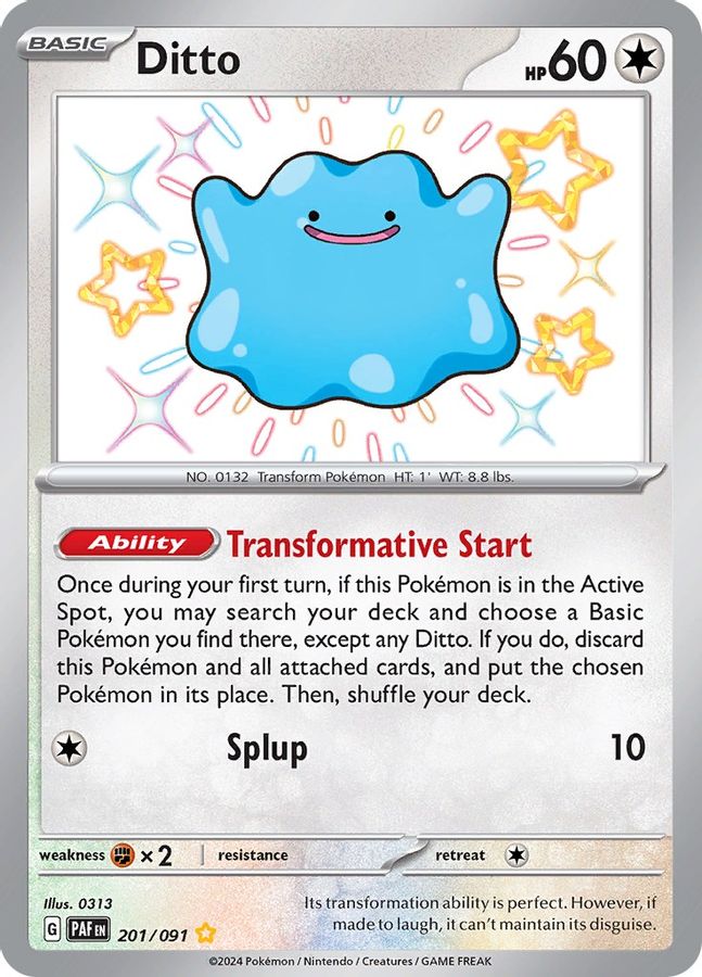 Ditto 201/091 - Monster Mart - Pokémon Cards Australia