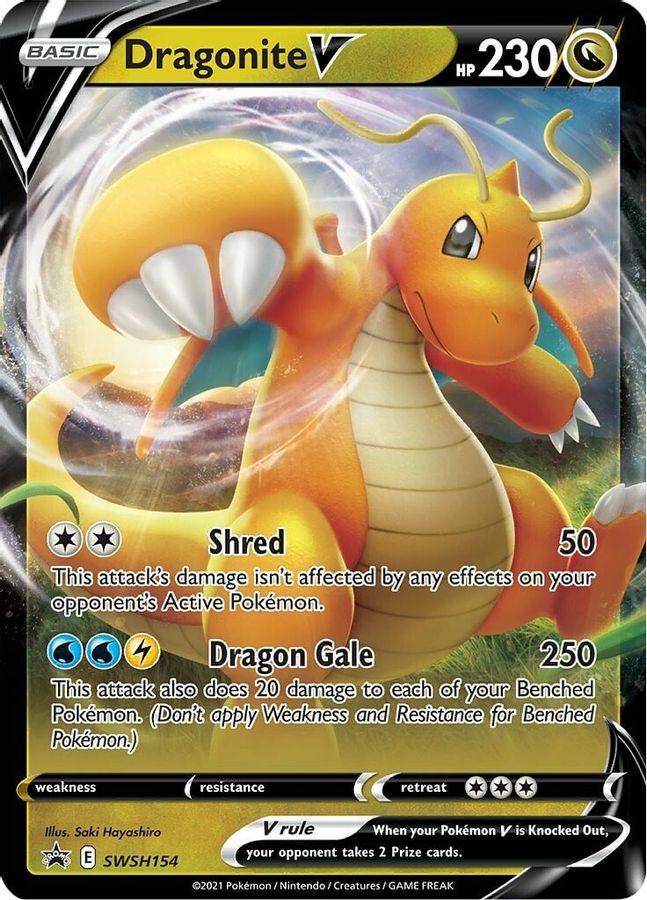 Dragonite V SWSH154 - Monster Mart - Pokémon Cards Australia