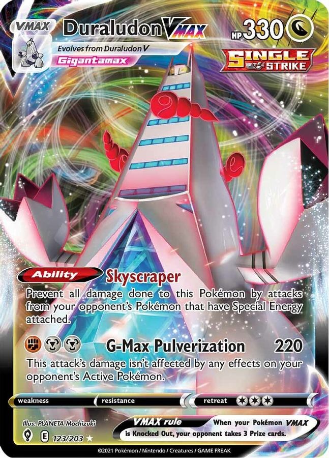 Duraludon VMAX 123/203 - Monster Mart - Pokémon Cards Australia