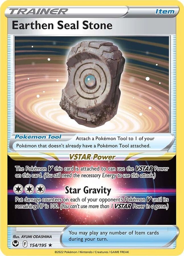Earthen Seal Stone 154/195 - Monster Mart - Pokémon Cards Australia