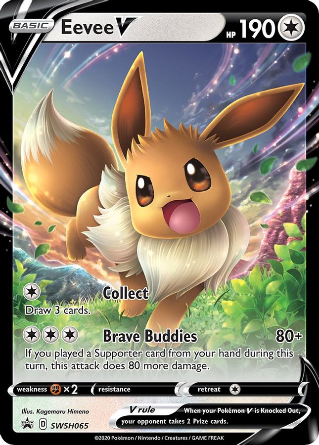 Eevee V SWSH065 - Monster Mart - Pokémon Cards Australia