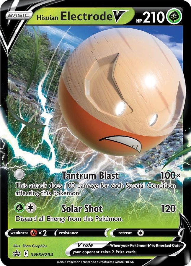 Electrode V SWSH294 - Monster Mart - Pokémon Cards Australia