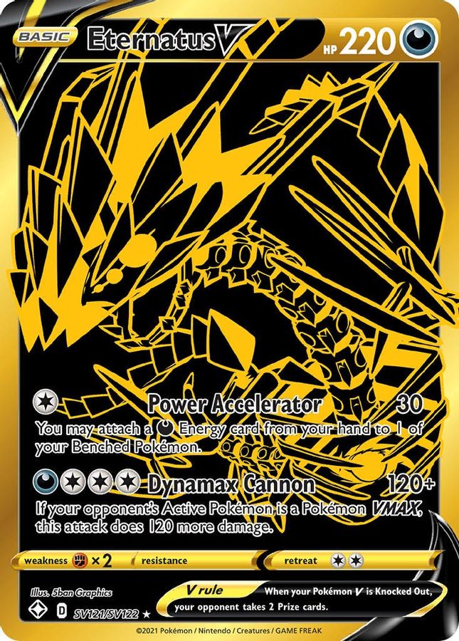 Eternatus V SV121/SV122 - Monster Mart - Pokémon Cards Australia