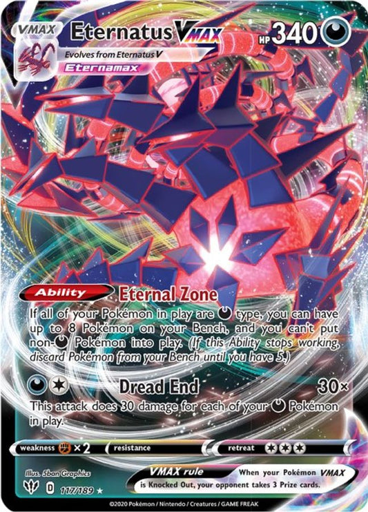 Eternatus VMAX 117/189 - Monster Mart - Pokémon Cards Australia