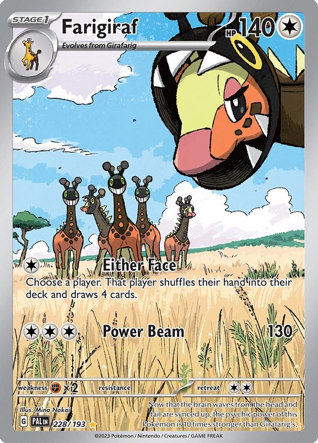 Farigiraf 228/193 - Monster Mart - Pokémon Cards Australia