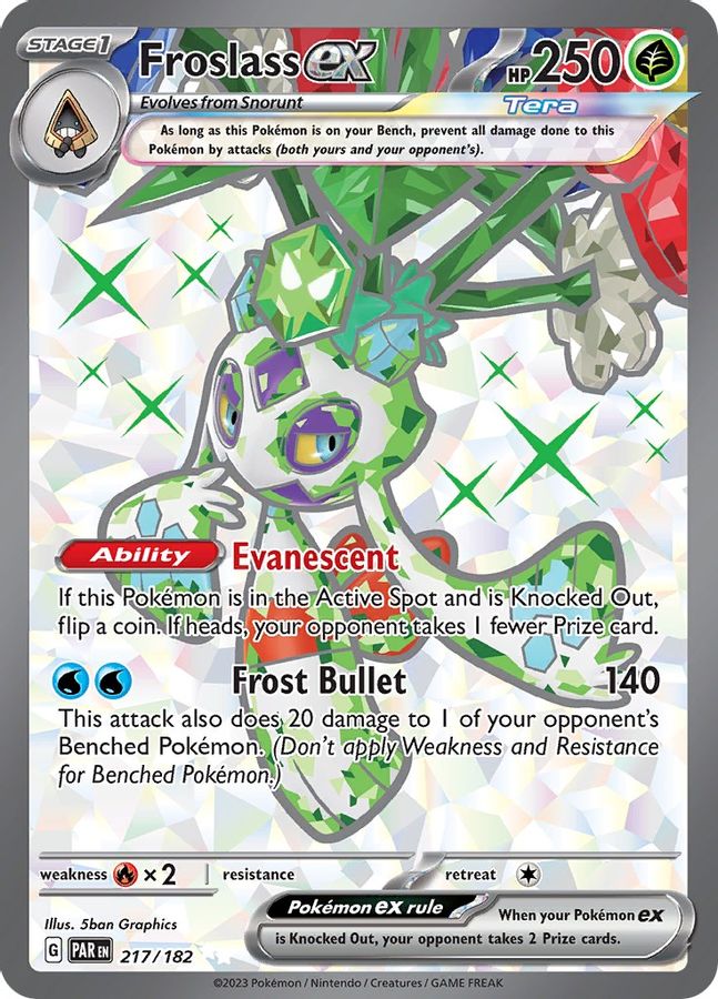 Froslass EX 217/182 - Monster Mart - Pokémon Cards Australia