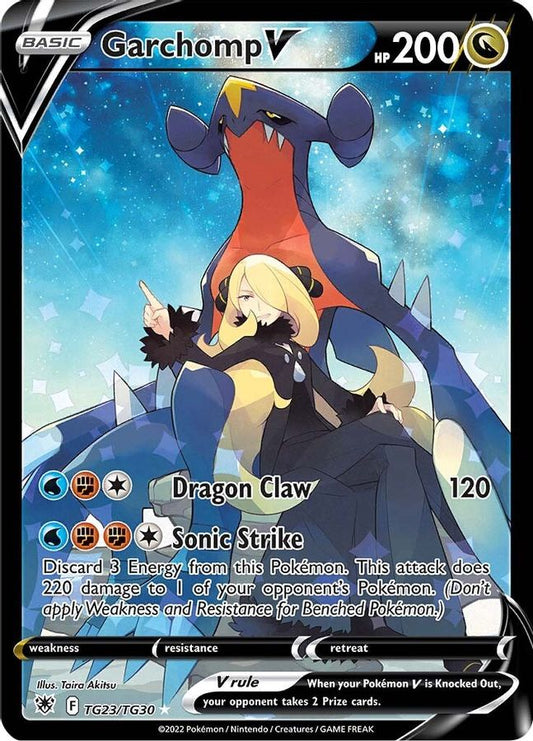 Garchomp V TG23/TG30 - Monster Mart - Pokémon Cards Australia