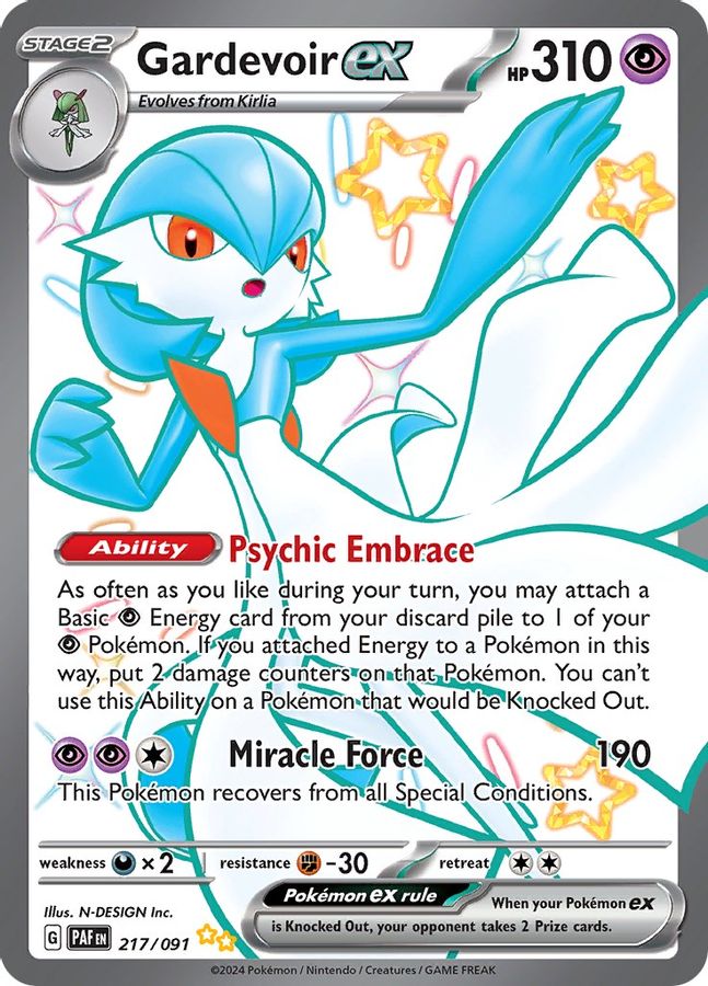 Gardevoir EX 217/091 - Monster Mart - Pokémon Cards Australia
