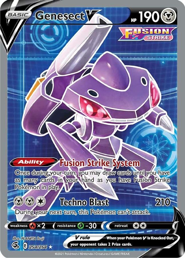 Genesect Full Art 254/264 - Monster Mart - Pokémon Cards Australia