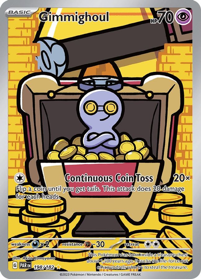Gimmighoul 198/182 - Monster Mart - Pokémon Cards Australia