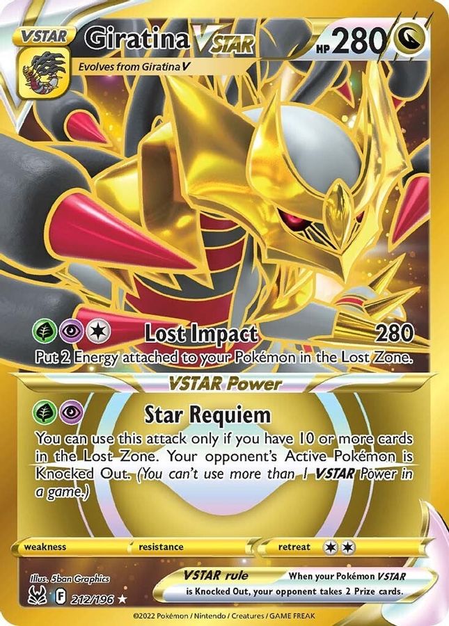 Giratina VSTAR 212/196 - Monster Mart - Pokémon Cards Australia
