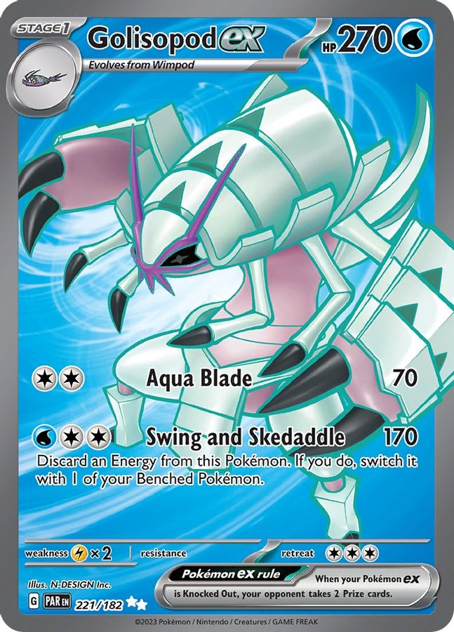 Golisopod EX 221/182 - Monster Mart - Pokémon Cards Australia