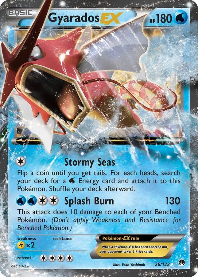 Gyarados EX 26/122 - Monster Mart - Pokémon Cards Australia