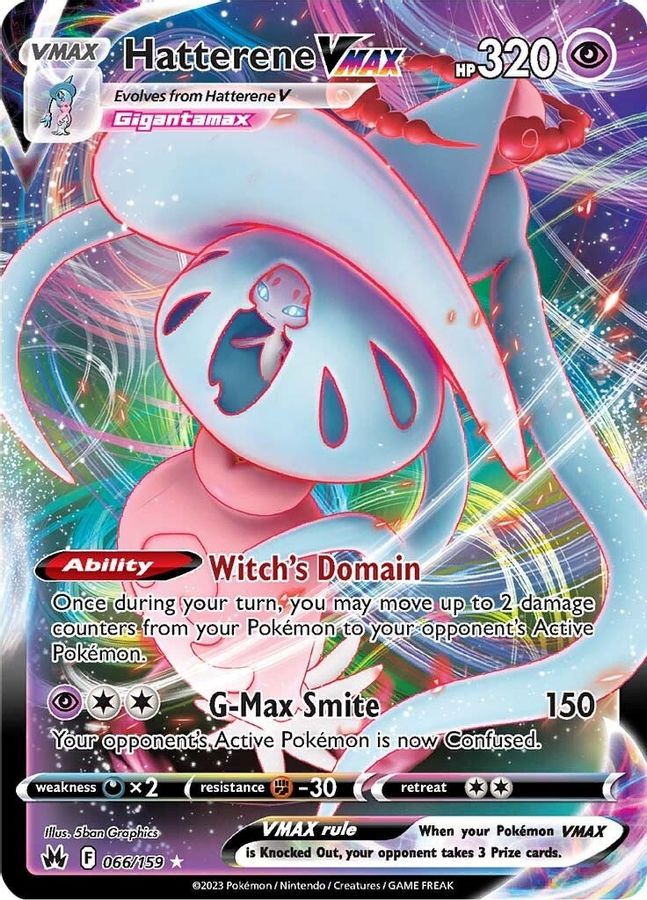 Hatterene VMAX 066/159 - Monster Mart - Pokémon Cards Australia