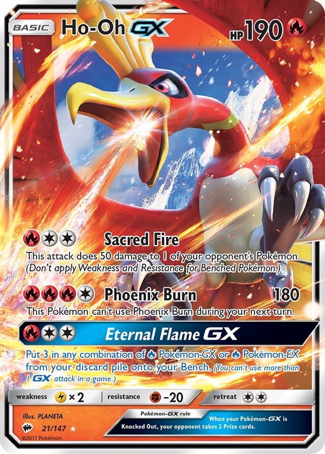 Ho - Oh GX 21/147 - Monster Mart - Pokémon Cards Australia