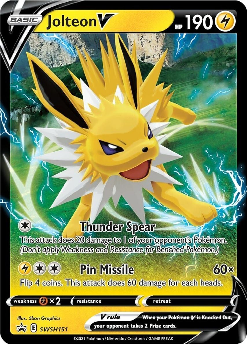 Jolteon V Promo SWSH151 - Monster Mart - Pokémon Cards Australia
