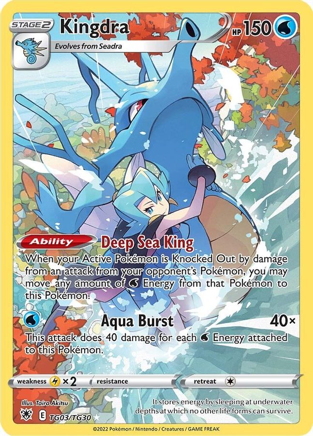 Kingdra TG03/TG30 - Monster Mart - Pokémon Cards Australia