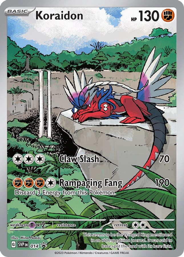 Koraidon 014 - Monster Mart - Pokémon Cards Australia