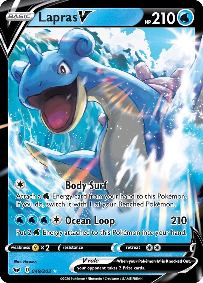 Lapras V 049/202 - Monster Mart - Pokémon Cards Australia